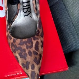 Sam & Lobby Leopard print heels